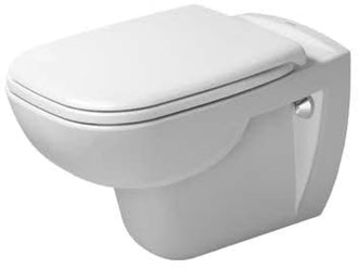 Duravit D-Code Wall Hung Toilet + Soft Close Seat + Full Frame Tank