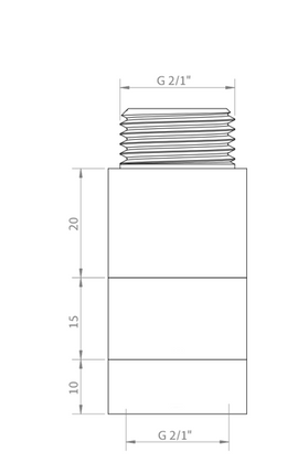 Flow Extension Coupling Set 1/2*1/2