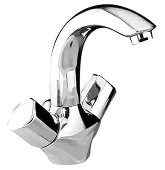 ايديال ستاندرد كينورا خلاط حوض 1 خرم بقنطره متحركه بالمقابض مع طابق وفايظ