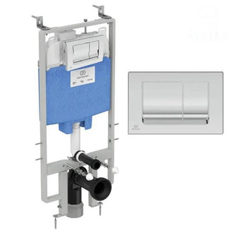 ايديال ستاندرد بروسيس خزان داخل الحائط مع شاسية كامل ٨٠ مم بدون الغطاء