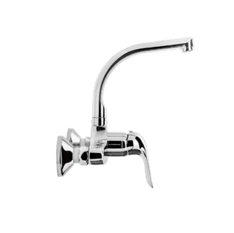 Valu Padova Kitchen Mixer Wall Mounted, Semi-Circular Spout