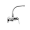 Valu Padova Kitchen Mixer Wall Mounted, Semi-Circular Spout