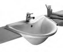 ايديال ستاندرد دياجونال حوض كونتر توب جزئي