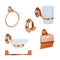 Bathroom Accessories Set
