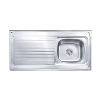 Corgi Stainless Steel Sink 120*50 Cm, Thickness 0.6 Mm, 304 Stainless Steel, Right
