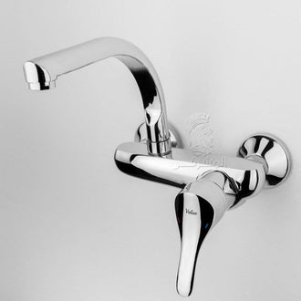 Valu Palermo Kitchen Mixer Wall Mounted, Circular Spout